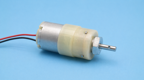 1000 RPM Centre Shaft DC White Gearbox Motor