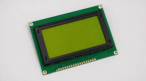 128×64 LCD Green/Yellow