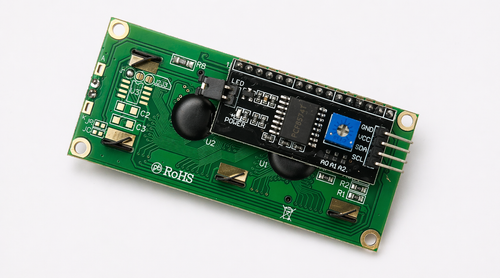 16×2 Character LCD Display With Yellow Backlight