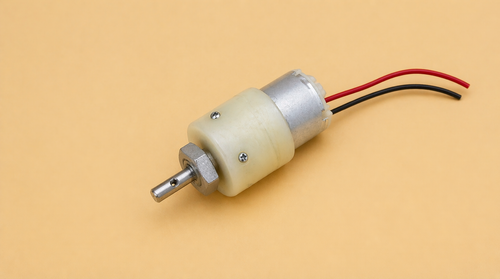 300 RPM Centre Shaft DC White Gearbox Motor