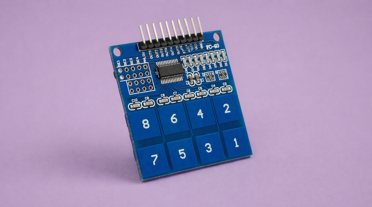 8 Way Capacitive Touch Sensor