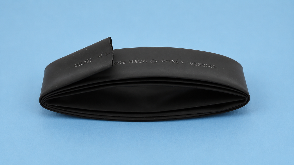Heat Shrink Sleeve 20mm Black Industrial Grade WOER (1 meter)